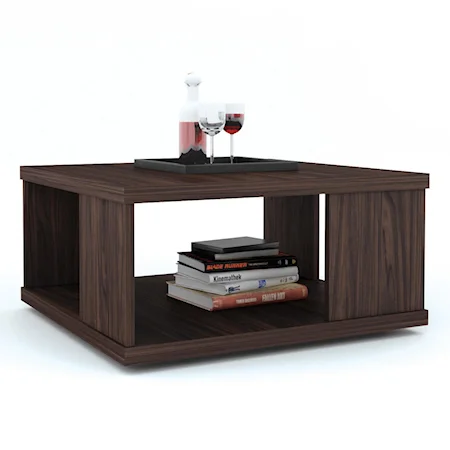 CT-3328 Woodland Coffee Table with Open Bottom Shelf